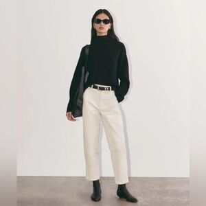 The Utility Barrel Pant in sandstone corduroy from Everlane